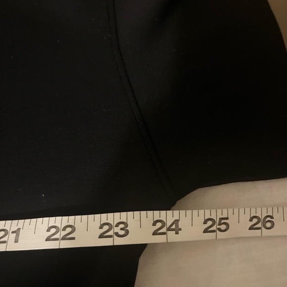 Spanx Air Essentials Black Wide Leg, Zipfront Jumpsuit, XL Petite - Picture 9 of 11